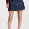 RE/DONE 70s Button Front Mini Skirt -Agolde Store redon307181e49f 1674078035835 2 0. UX357 QL90