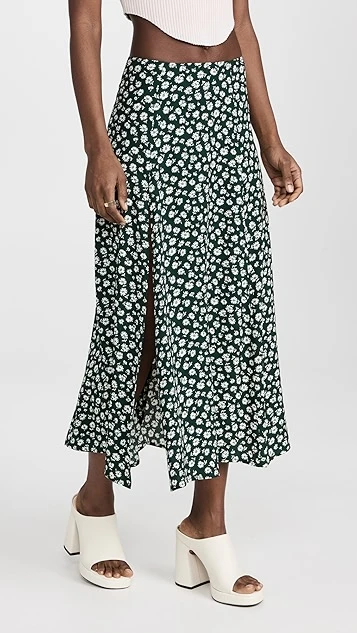 Reformation Zoe Midi Skirt With Slit 8 Reformation Zoe Midi Skirt With Slit - Image 6