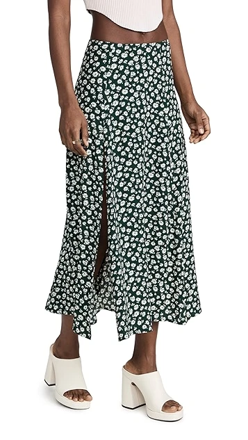 Reformation Zoe Midi Skirt With Slit 9 Reformation Zoe Midi Skirt With Slit - Image 7