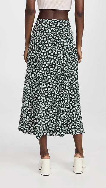 Reformation Zoe Midi Skirt With Slit 4 Reformation Zoe Midi Skirt With Slit - Image 2