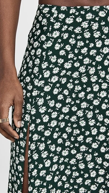 Reformation Zoe Midi Skirt With Slit 7 Reformation Zoe Midi Skirt With Slit - Image 5
