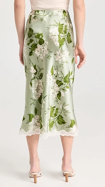 Reformation Arie Silk Skirt 4 Reformation Arie Silk Skirt - Image 2