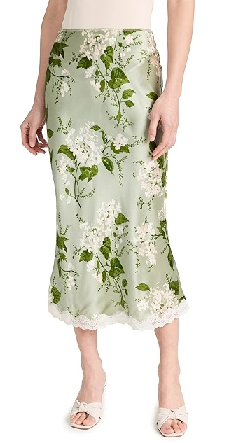 Reformation Arie Silk Skirt 9 Reformation Arie Silk Skirt - Image 7