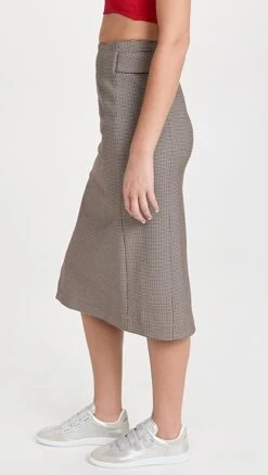 ROKH Button Detailed Midi Skirt 11 ROKH Button Detailed Midi Skirt -Agolde Store rokhh300451e5d5 1664562490817 2 0. UX357 QL90