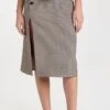 ROKH Button Detailed Midi Skirt