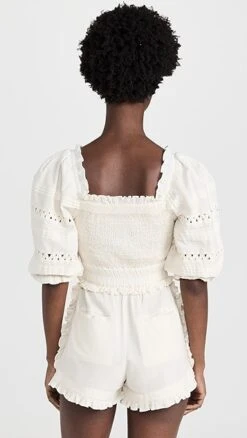 Sea Willa Smocking Romper -Agolde Store seaaa218011c925 1676576084237 2 0. UX357 QL90