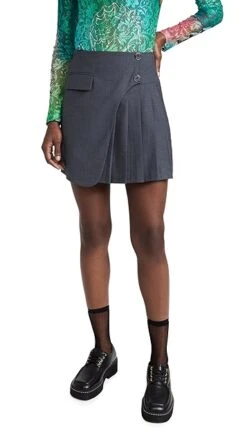 Snow Xue Gao Deconstruct Pleated Mini Skirt 14 Snow Xue Gao Deconstruct Pleated Mini Skirt -Agolde Store snowx3001410192 1683141760125 2 0. UX357 QL90