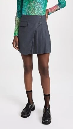 Snow Xue Gao Deconstruct Pleated Mini Skirt 15 Snow Xue Gao Deconstruct Pleated Mini Skirt -Agolde Store snowx3001410192 1683141760207 2 0. UX357 QL90