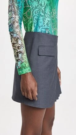 Snow Xue Gao Deconstruct Pleated Mini Skirt 11 Snow Xue Gao Deconstruct Pleated Mini Skirt -Agolde Store snowx3001410192 1683141761677 2 0. UX357 QL90