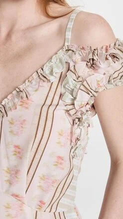 Simone Rocha Off Shoulder Sleeveless Midi Dress With Frill & Tie 12 Simone Rocha Off Shoulder Sleeveless Midi Dress With Frill & Tie -Agolde Store sroch301321c3c8 1645816979447 2 0. UX357 QL90