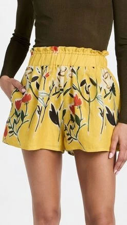 Silvia Tcherassi Adelson Shorts -Agolde Store stche302651f641 1684178798567 2 0. UX357 QL90