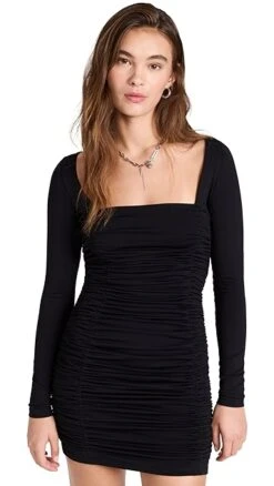 Susana Monaco Ruched Long Sleeve Dress 15 Susana Monaco Ruched Long Sleeve Dress -Agolde Store susan409301cd2d 1665073898638 2 0. UX357 QL90