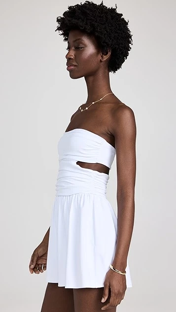 Susana Monaco Tube Cut Out Gathered Romper 5 Susana Monaco Tube Cut Out Gathered Romper - Image 3