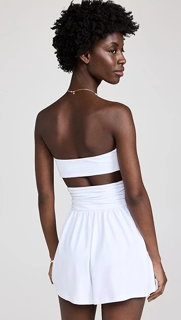 Susana Monaco Tube Cut Out Gathered Romper 4 Susana Monaco Tube Cut Out Gathered Romper - Image 2