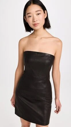 Theory Strapless Mini Dress