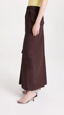 Tibi Vintage Cotton Pull On Cargo Godet Skirt -Agolde Store tibdb304411c75d 1683305946387 2 0. UX357 QL90