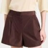 Tibi Italian Sporty Pleated Shorts 1 Tibi Italian Sporty Pleated Shorts -Agolde Store tibdb304491c75d 1683307104531 2 0. UX357 QL90