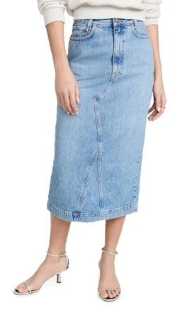 Made In Tomboy Huguette Denim Skirt -Agolde Store tmboy3001014db7 1677625052542 2 0. UX357 QL90