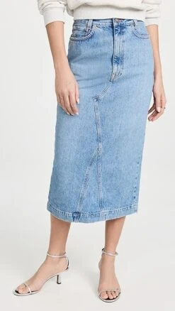 Made In Tomboy Huguette Denim Skirt -Agolde Store tmboy3001014db7 1677625052582 2 0. UX357 QL90