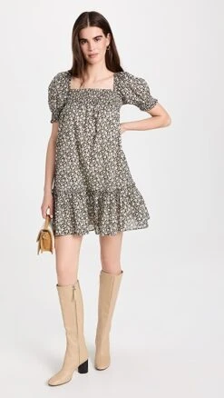 Tory Burch Smocked Mini Dress -Agolde Store toryb497621e833 1670867065160 2 0. UX357 QL90