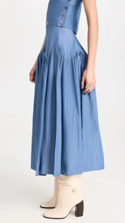 Tory Burch Striped Skirt 11 Tory Burch Striped Skirt -Agolde Store toryb4986710769 1674140711141 2 0. UX357 QL90