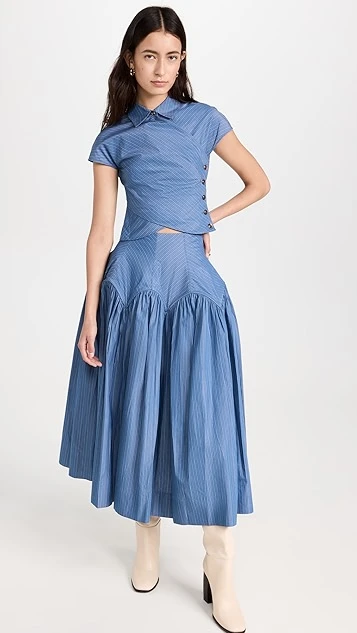 Tory Burch Striped Skirt 6 Tory Burch Striped Skirt - Image 4