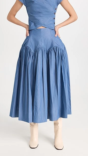 Tory Burch Striped Skirt 3 Tory Burch Striped Skirt