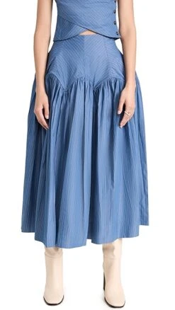 Tory Burch Striped Skirt 15 Tory Burch Striped Skirt -Agolde Store toryb4986710769 1674140711544 2 0. UX357 QL90