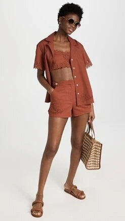 Tanya Taylor Fynn Shorts 12 Tanya Taylor Fynn Shorts -Agolde Store ttayl3057412849 1680708942410 2 0. UX357 QL90