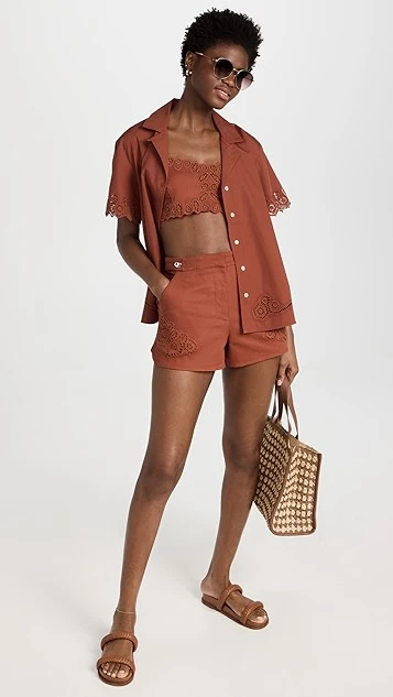 Tanya Taylor Fynn Shorts 6 Tanya Taylor Fynn Shorts - Image 4