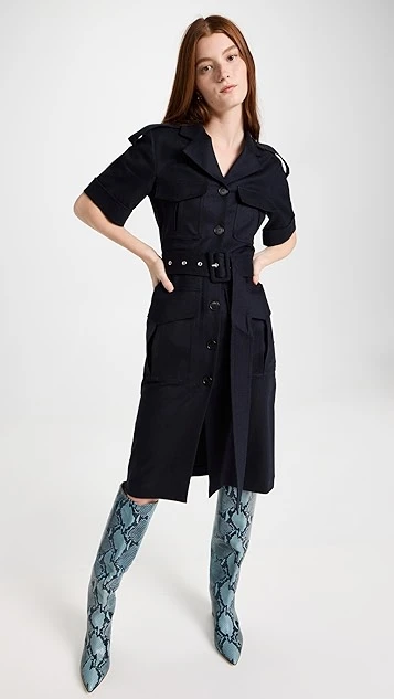 Victoria Beckham Utility Shirt Dress 7 Victoria Beckham Utility Shirt Dress - Image 5