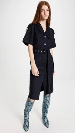 Victoria Beckham Utility Shirt Dress