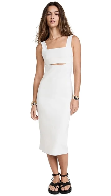 Victoria Beckham Fitted Midi Dress 8 Victoria Beckham Fitted Midi Dress - Image 6