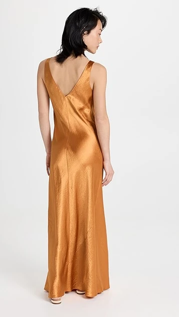 Vince V Neck Maxi Slip Dress 4 Vince V Neck Maxi Slip Dress - Image 2