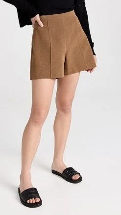 Vince High Waist Tailored Shorts