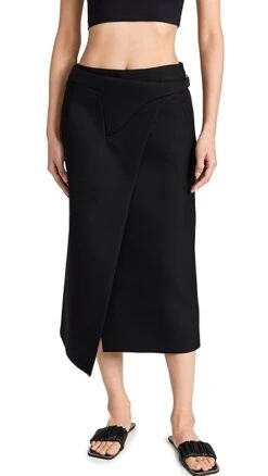 WARDROBE.NYC Wrap Skirt Midi 14 WARDROBE.NYC Wrap Skirt Midi -Agolde Store wardr300131cd2d 1657051254053 2 0. UX357 QL90