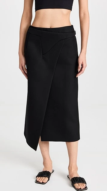 WARDROBE.NYC Wrap Skirt Midi 9 WARDROBE.NYC Wrap Skirt Midi - Image 7