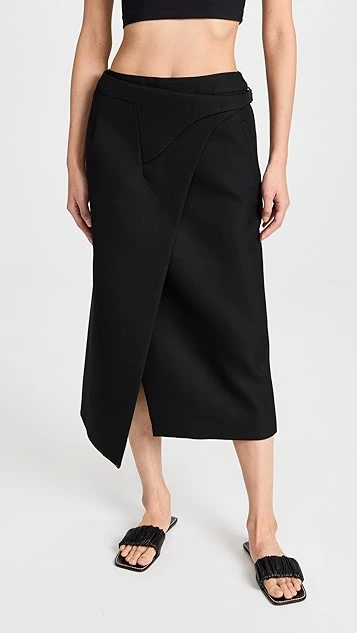 WARDROBE.NYC Wrap Skirt Midi 3 WARDROBE.NYC Wrap Skirt Midi