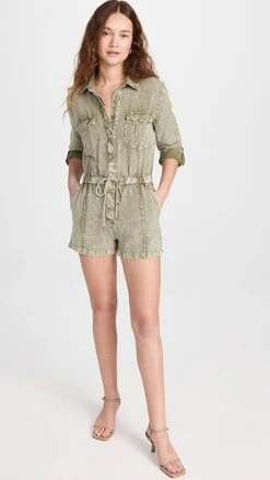 Young Fabulous & Broke Lakeside Romper -Agolde Store yfbaa410961f907 1679074038971 2 0. UX357 QL90