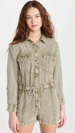 Young Fabulous & Broke Lakeside Romper -Agolde Store yfbaa410961f907 1679074039224 2 0. UX357 QL90