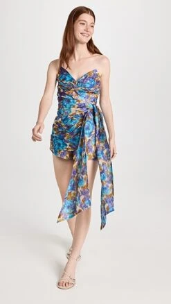 Zimmermann High Tide Wrap Romper -Agolde Store zimme427151edda 1668811833726 2 0. UX357 QL90