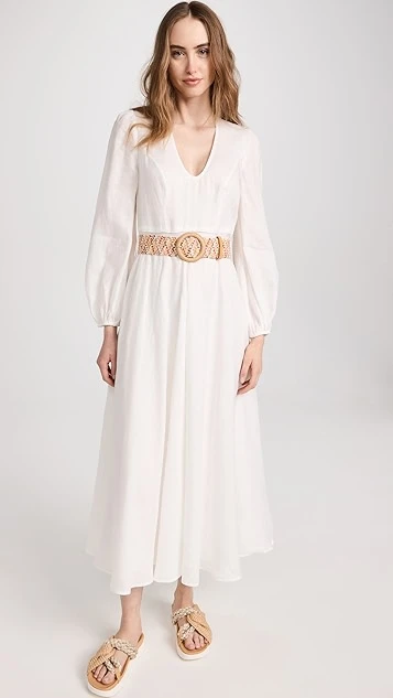 Zimmermann Cira Plunge Long Dress 8 Zimmermann Cira Plunge Long Dress - Image 6
