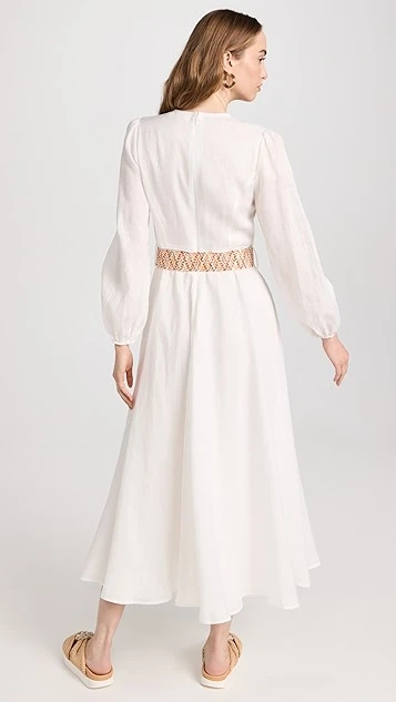 Zimmermann Cira Plunge Long Dress 4 Zimmermann Cira Plunge Long Dress - Image 2